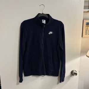 Nike Dark Blue Half-Zip Sweatshirt